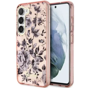 Guess GUHCS23MHCFWSP S23+ S916 pink/pink hardcase Flower Collectioneng