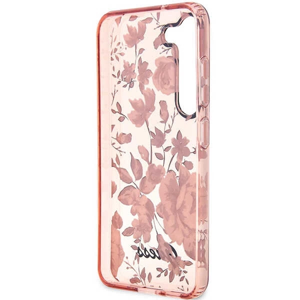 Guess GUHCS23MHCFWSP S23+ S916 pink/pink hardcase Flower Collectioneng