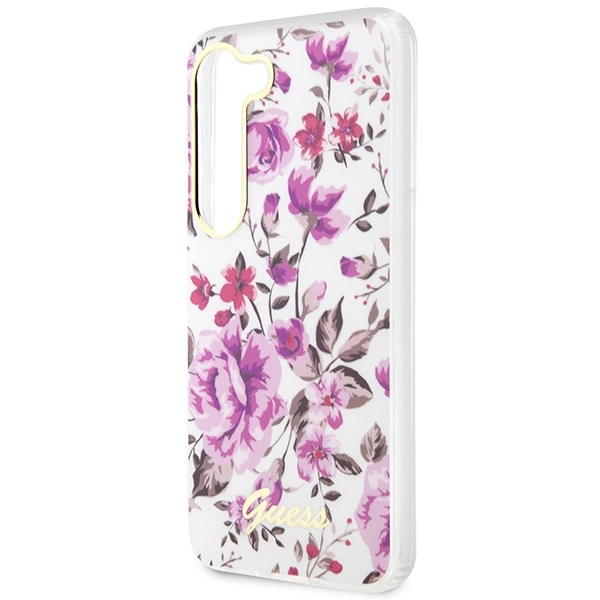 Guess GUHCS23MHCFWST S23+ S916 white/white hardcase Flower Collectioneng