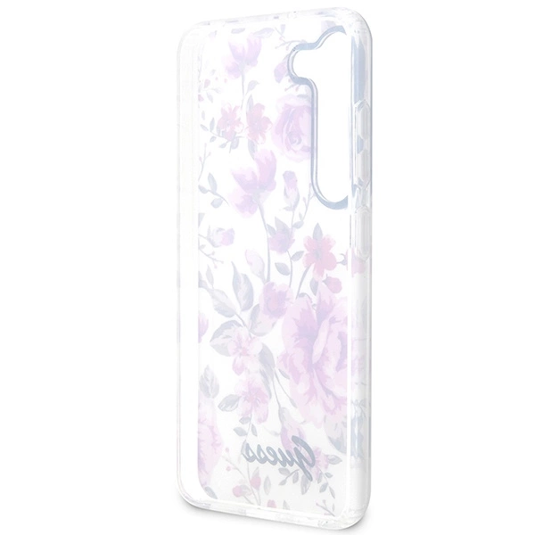 Guess GUHCS23MHCFWST S23+ S916 white/white hardcase Flower Collectioneng