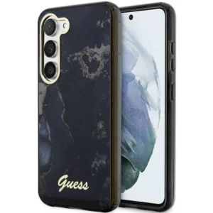 Guess GUHCS23MHTMRSK S23+ S916 black/black hardcase Golden Marble Collectioneng