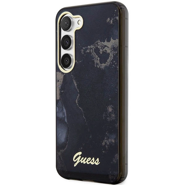 Guess GUHCS23MHTMRSK S23+ S916 black/black hardcase Golden Marble Collectioneng