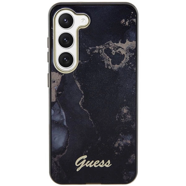 Guess GUHCS23MHTMRSK S23+ S916 black/black hardcase Golden Marble Collectioneng
