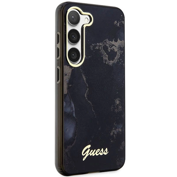 Guess GUHCS23MHTMRSK S23+ S916 black/black hardcase Golden Marble Collectioneng