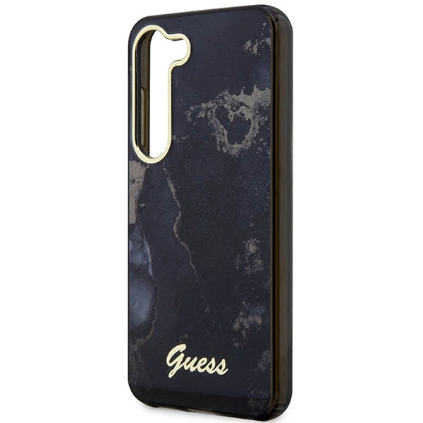 Guess GUHCS23MHTMRSK S23+ S916 black/black hardcase Golden Marble Collectioneng