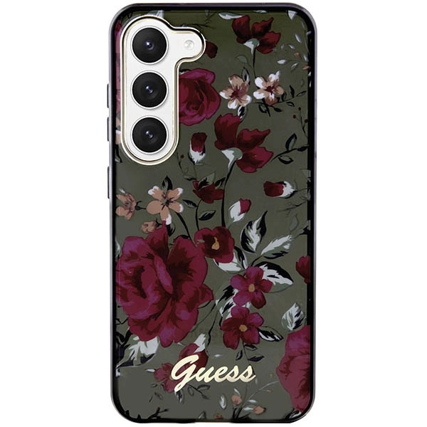 Guess GUHCS23SHCFWSA S23 S911 green/kaki hardcase Flower Collectioneng
