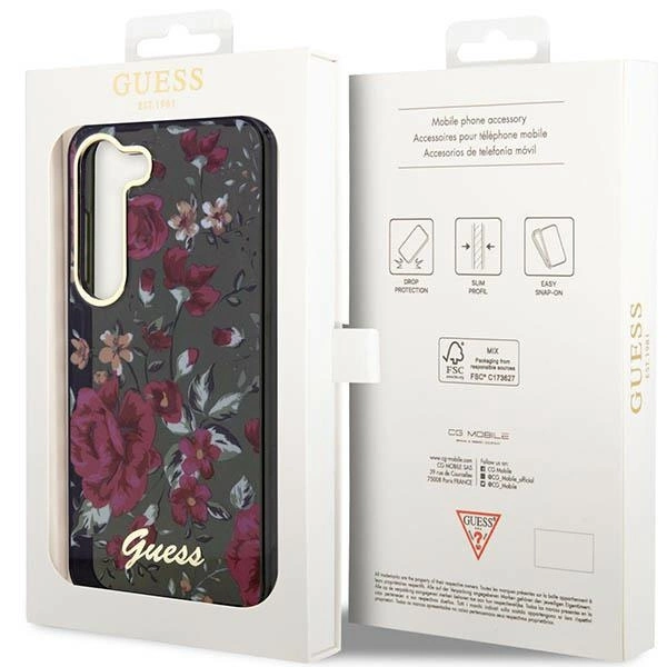 Guess GUHCS23SHCFWSA S23 S911 green/kaki hardcase Flower Collectioneng