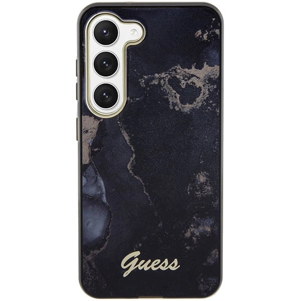 Guess GUHCS23SHTMRSK S23 S911 black/black hardcase Golden Marble Collectioneng