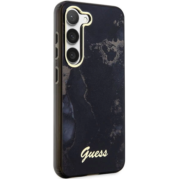 Guess GUHCS23SHTMRSK S23 S911 black/black hardcase Golden Marble Collectioneng