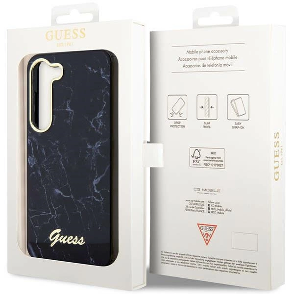 Guess GUHCS23SPCUMAK S23 S911 black/black hardcase Marbleeng