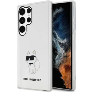 Karl Lagerfeld KLHCS23LHNCHTCT S23 Ultra S918 transparent hardcase Ikonik Choupetteeng