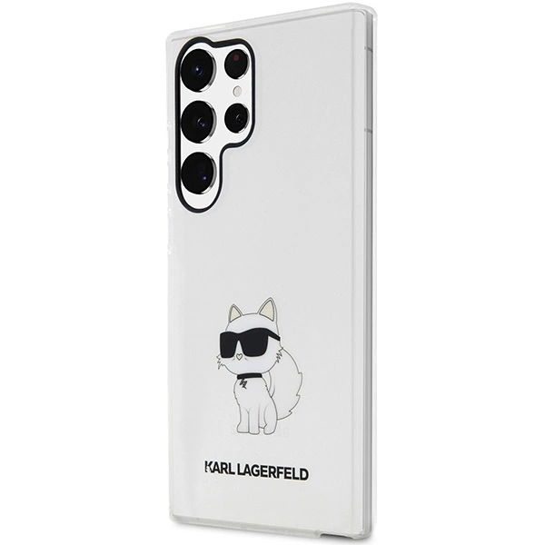 Karl Lagerfeld KLHCS23LHNCHTCT S23 Ultra S918 transparent hardcase Ikonik Choupetteeng