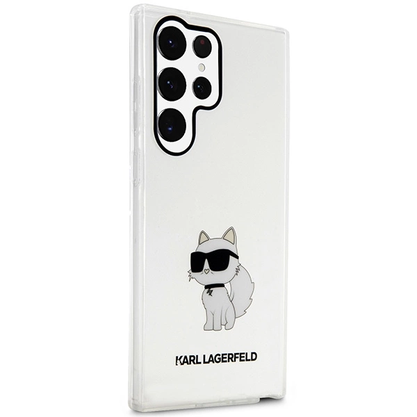 Karl Lagerfeld KLHCS23LHNCHTCT S23 Ultra S918 transparent hardcase Ikonik Choupetteeng