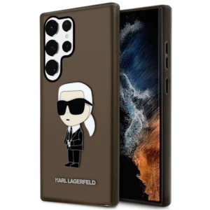 Karl Lagerfeld KLHCS23LHNIKTCK S23 Ultra S918 black/black hardcase Ikonik Karl Lagerfeldeng