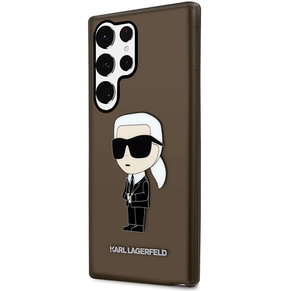 Karl Lagerfeld KLHCS23LHNIKTCK S23 Ultra S918 black/black hardcase Ikonik Karl Lagerfeldeng
