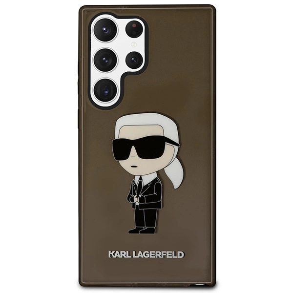Karl Lagerfeld KLHCS23LHNIKTCK S23 Ultra S918 black/black hardcase Ikonik Karl Lagerfeldeng
