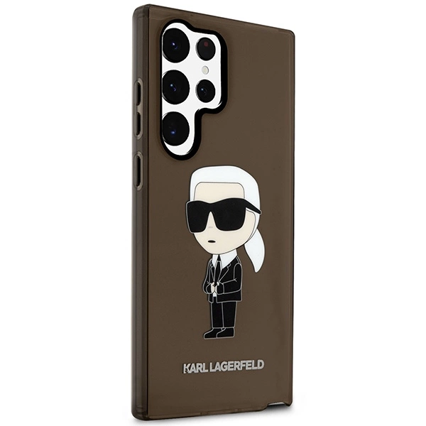Karl Lagerfeld KLHCS23LHNIKTCK S23 Ultra S918 black/black hardcase Ikonik Karl Lagerfeldeng