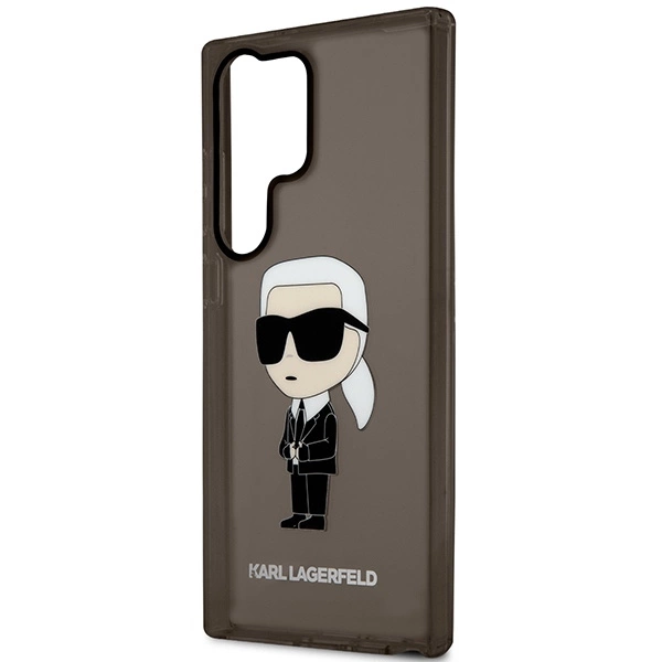 Karl Lagerfeld KLHCS23LHNIKTCK S23 Ultra S918 black/black hardcase Ikonik Karl Lagerfeldeng