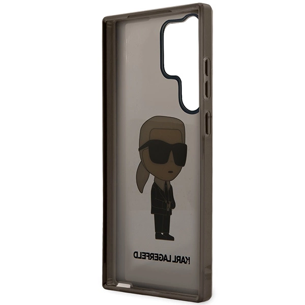 Karl Lagerfeld KLHCS23LHNIKTCK S23 Ultra S918 black/black hardcase Ikonik Karl Lagerfeldeng