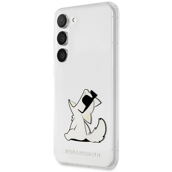 Karl Lagerfeld KLHCS23MCFNRC S23+ S916 transparent hardcase Choupette Funeng