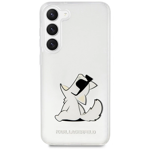 Karl Lagerfeld KLHCS23MCFNRC S23+ S916 transparent hardcase Choupette Funeng
