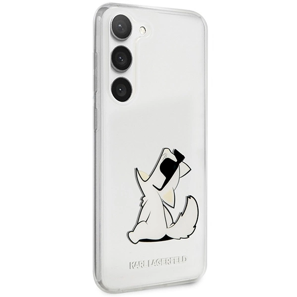 Karl Lagerfeld KLHCS23MCFNRC S23+ S916 transparent hardcase Choupette Funeng