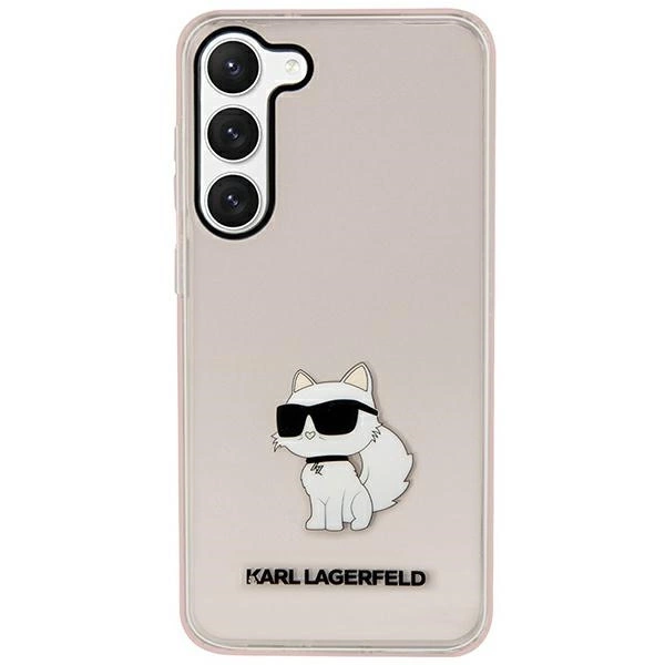 Karl Lagerfeld KLHCS23MHNCHTCP S23+ S916 pink/pink hardcase Ikonik Choupetteeng
