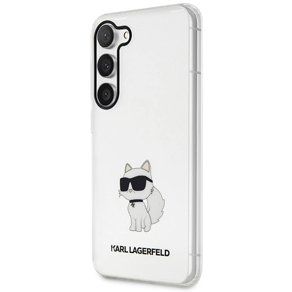 Karl Lagerfeld KLHCS23MHNCHTCT S23+ S916 transparent hardcase Ikonik Choupetteeng