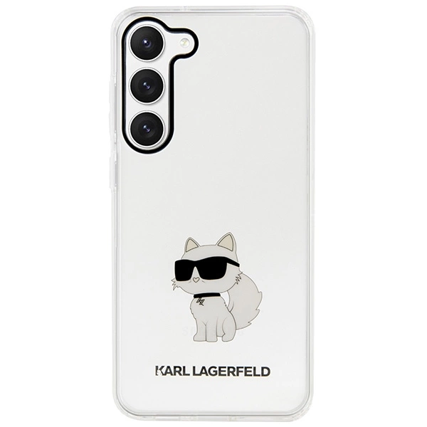Karl Lagerfeld KLHCS23MHNCHTCT S23+ S916 transparent hardcase Ikonik Choupetteeng