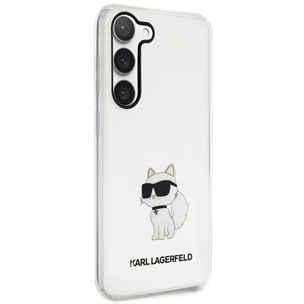 Karl Lagerfeld KLHCS23MHNCHTCT S23+ S916 transparent hardcase Ikonik Choupetteeng