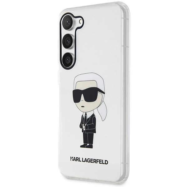Karl Lagerfeld KLHCS23MHNIKTCT S23+ S916 transparent hardcase Ikonik Karl Lagerfeldeng