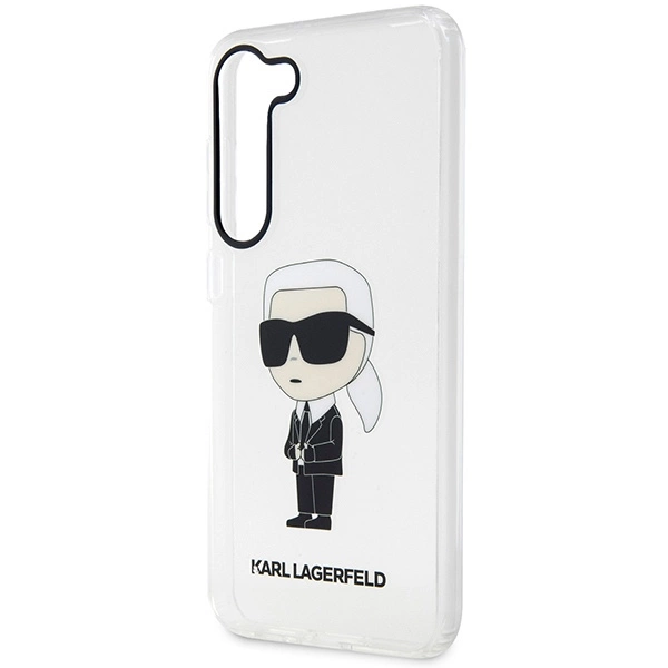 Karl Lagerfeld KLHCS23MHNIKTCT S23+ S916 transparent hardcase Ikonik Karl Lagerfeldeng