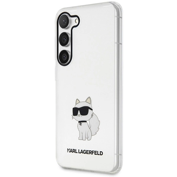 Karl Lagerfeld KLHCS23SHNCHTCT S23 S911 transparent hardcase Ikonik Choupetteeng