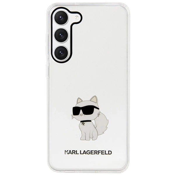 Karl Lagerfeld KLHCS23SHNCHTCT S23 S911 transparent hardcase Ikonik Choupetteeng