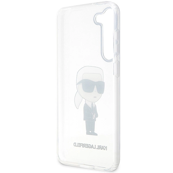 Karl Lagerfeld KLHCS23SHNIKTCT S23 S911 transparent hardcase Ikonik Karl Lagerfeldeng