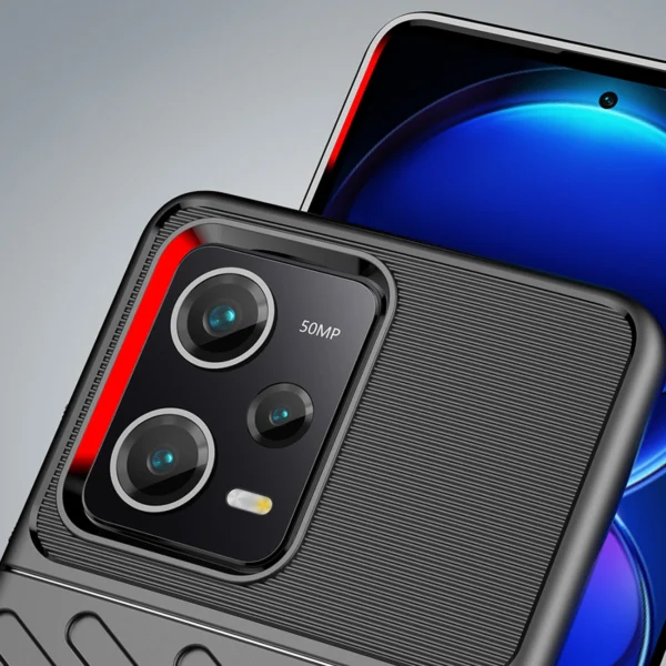 Thunder Case for Xiaomi Poco X5 Pro 5G / Redmi Note 12 Pro silicone armor case blackeng