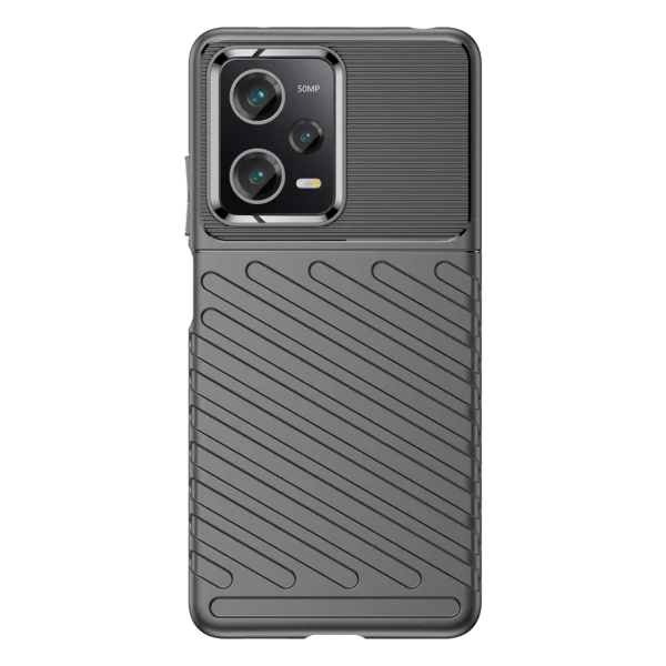 Thunder Case for Xiaomi Poco X5 Pro 5G / Redmi Note 12 Pro silicone armor case blackeng