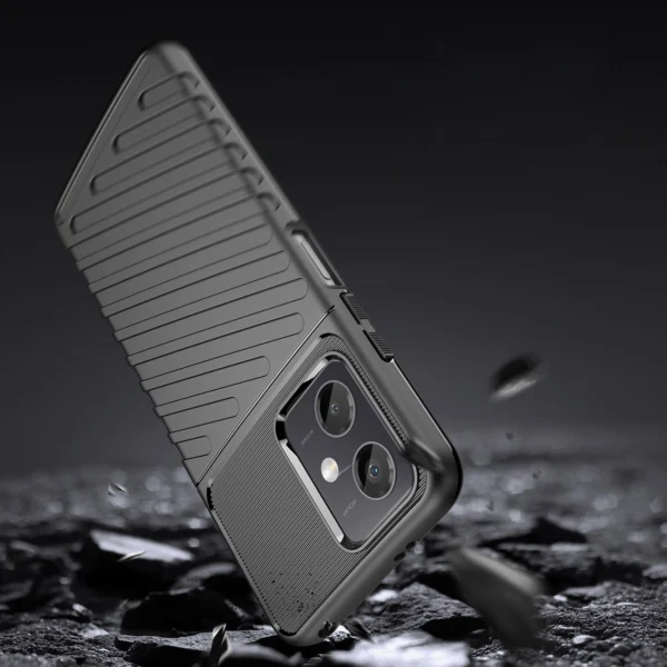 Thunder Case Xiaomi Poco X5 5G / Redmi Note 12 5G silicone armor case blackeng