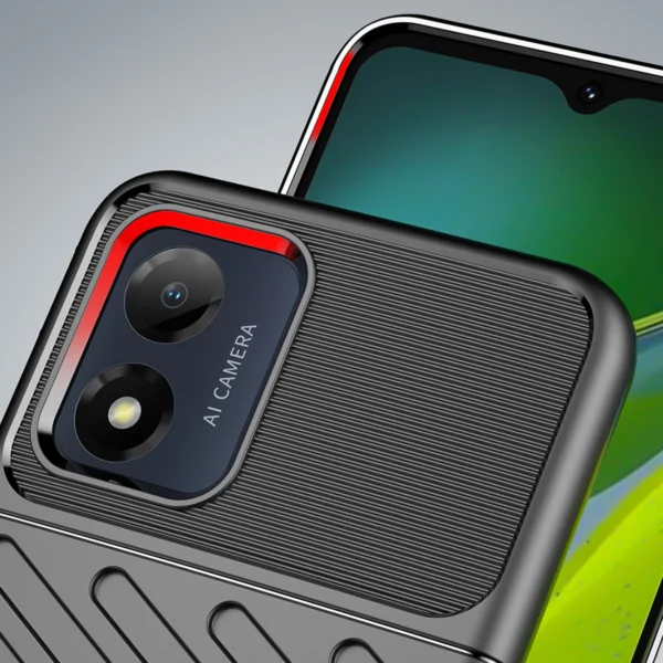 Thunder Case Motorola Moto E13 Silicone Armored Cover Blackeng