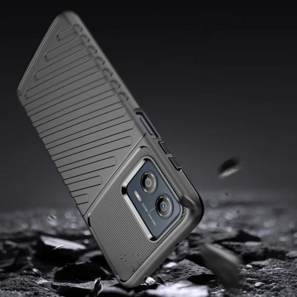 Thunder Case case for Motorola Moto G53 silicone armor case blackeng
