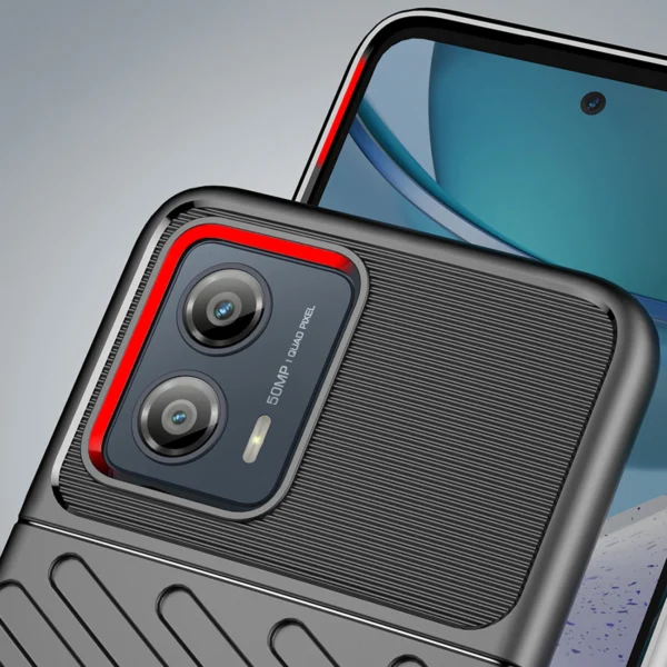 Thunder Case case for Motorola Moto G53 silicone armor case blackeng