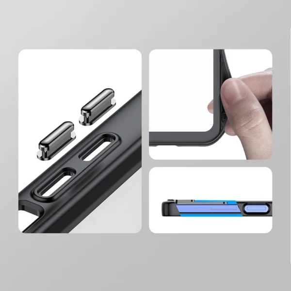 Outer Space Case Xiaomi Poco X5 Pro 5G / Redmi Note 12 Pro cover with flexible frame blackeng