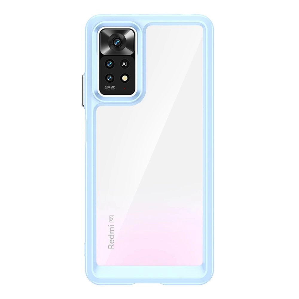 Outer Space Case Xiaomi Poco X5 Pro 5G / Redmi Note 12 Pro cover with flexible frame blueeng