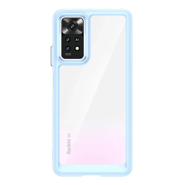 Outer Space Case for Xiaomi Poco X5 5G / Redmi Note 12 5G cover with a flexible frame blueeng