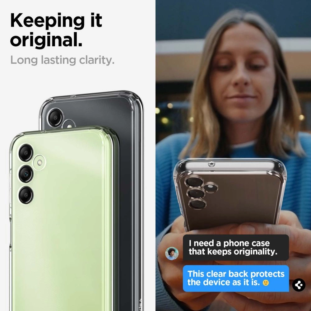 Spigen Ultra Hybrid Case for Samsung Galaxy A14 5G - Transparenteng