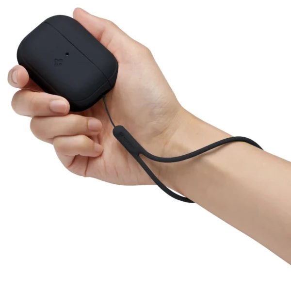 Spigen Silicone Fit Strap Case for Apple AirPods Pro 1 / 2 - Blackeng