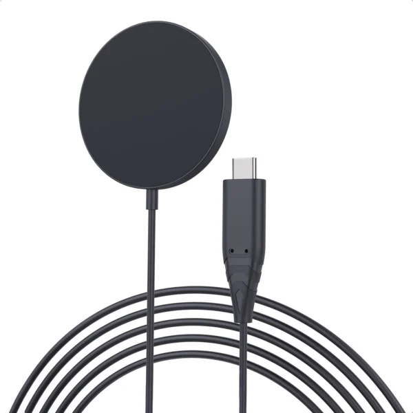Choetech magnetic wireless charger 15W MagSafe for iPhone 12/13/14 black (T518-F-BK)eng