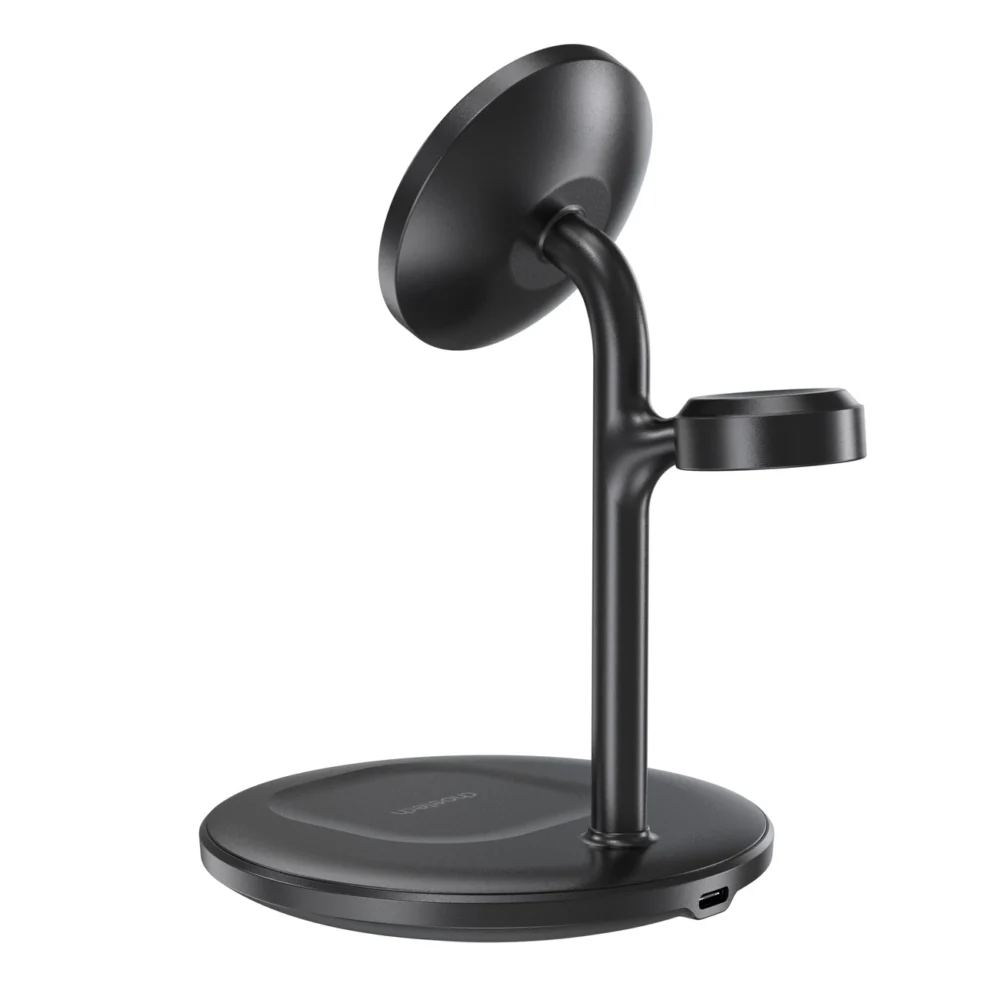 Choetech T585-F 3in1 Magnetic wireless charger station for iPhone 12/13/14 series,AirPods Pro and iwatch charger Blackeng