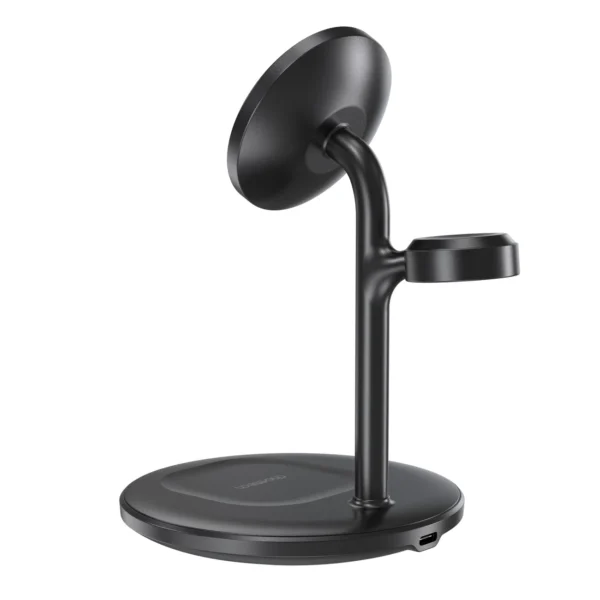Choetech T585-F 3in1 Magnetic wireless charger station for iPhone 12/13/14 series,AirPods Pro and iwatch charger Blackeng