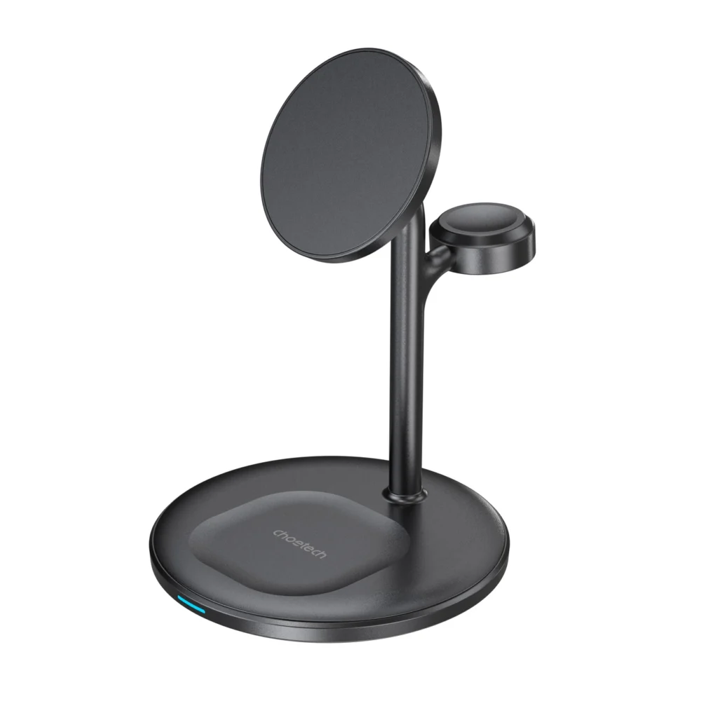 Choetech T585-F 3in1 Magnetic wireless charger station for iPhone 12/13/14 series,AirPods Pro and iwatch charger Blackeng